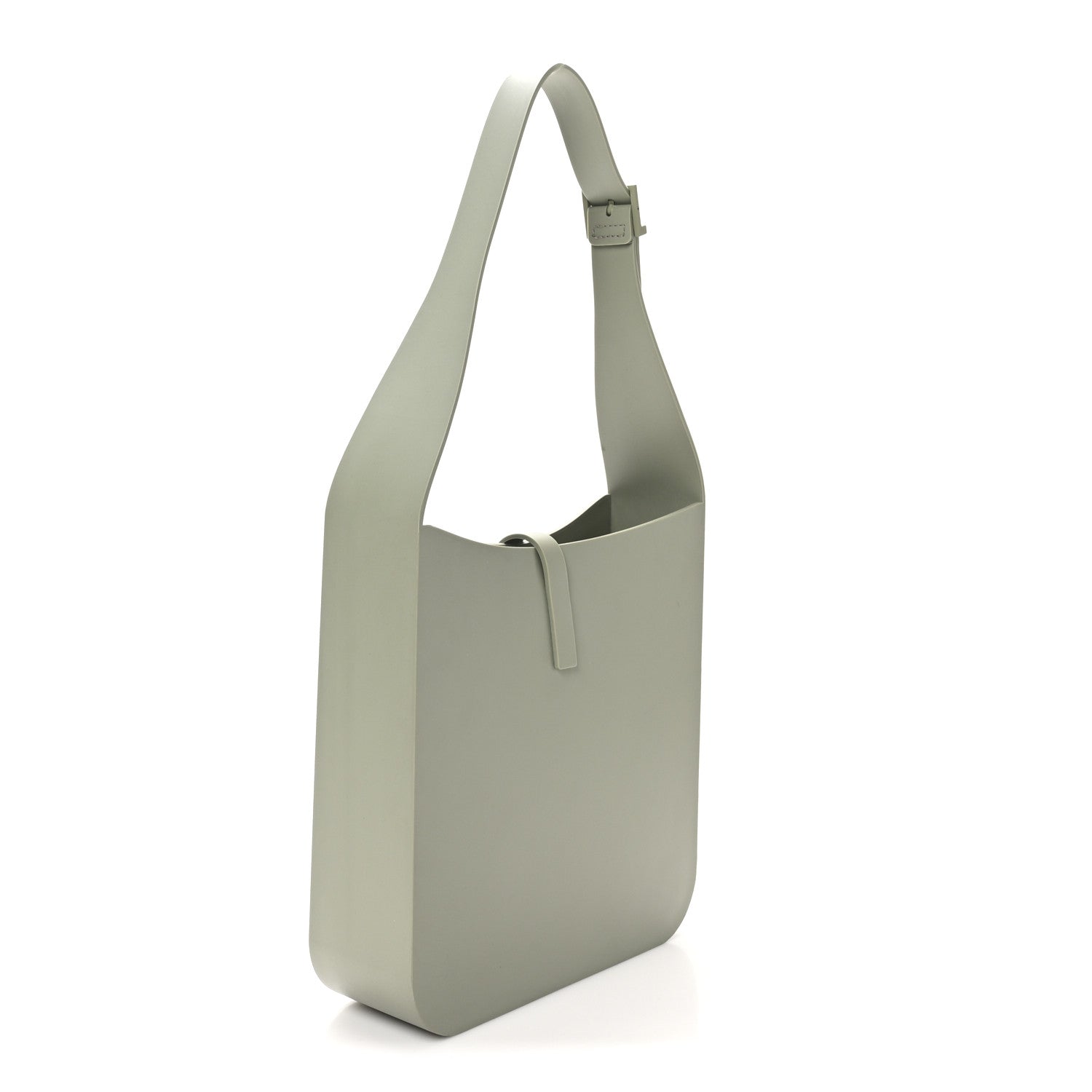 Saint Laurent Supple Rubber Le 5 A 7 Hobo Bag Matte Seagrass 3 of 9