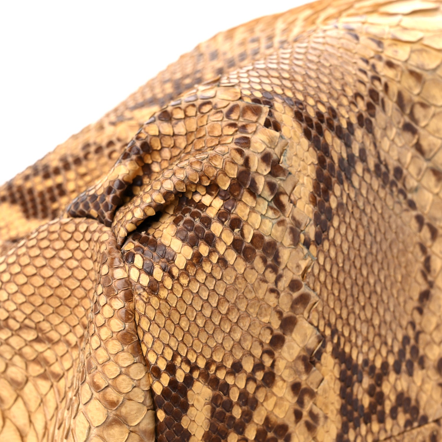 Bottega Veneta Waxed Snakeskin Duette Shoulder Bag 7 of 11