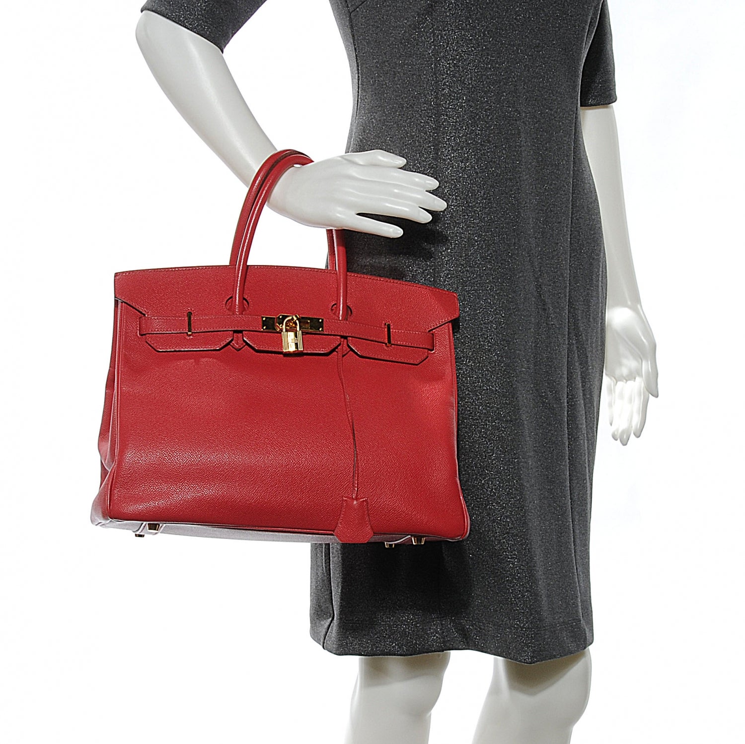 Hermes Epsom Birkin 35 Rouge 2 of 8