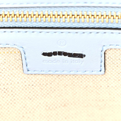 Gucci Roxy Calfskin Medium Blondie Top Handle Bag Cloudy Blue 6 of 10