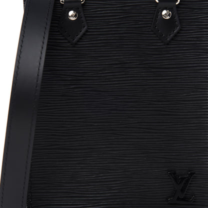 Louis Vuitton Epi Petit Sac Plat Black 10 of 10