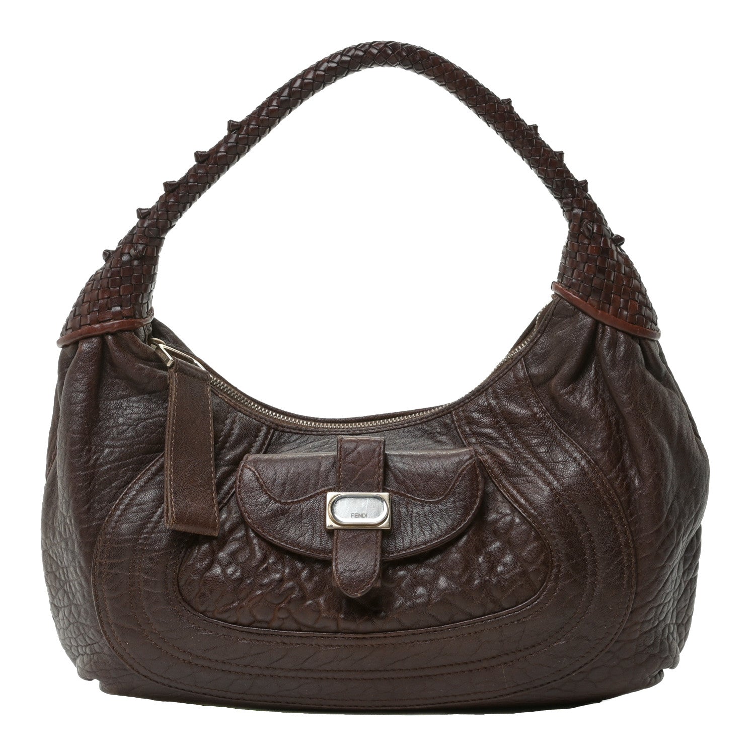 Fendi Nappa Nuvolata Spy Hobo Moro 1 of 10
