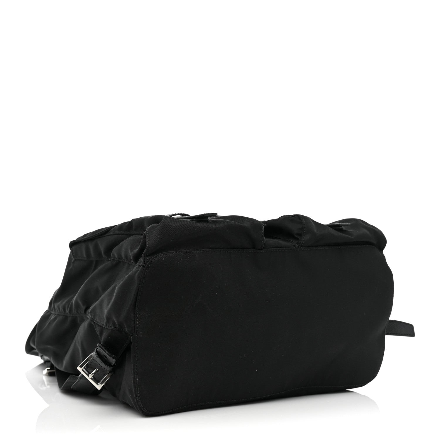 Prada Tessuto Nylon Saffiano Medium Backpack Black 4 of 8