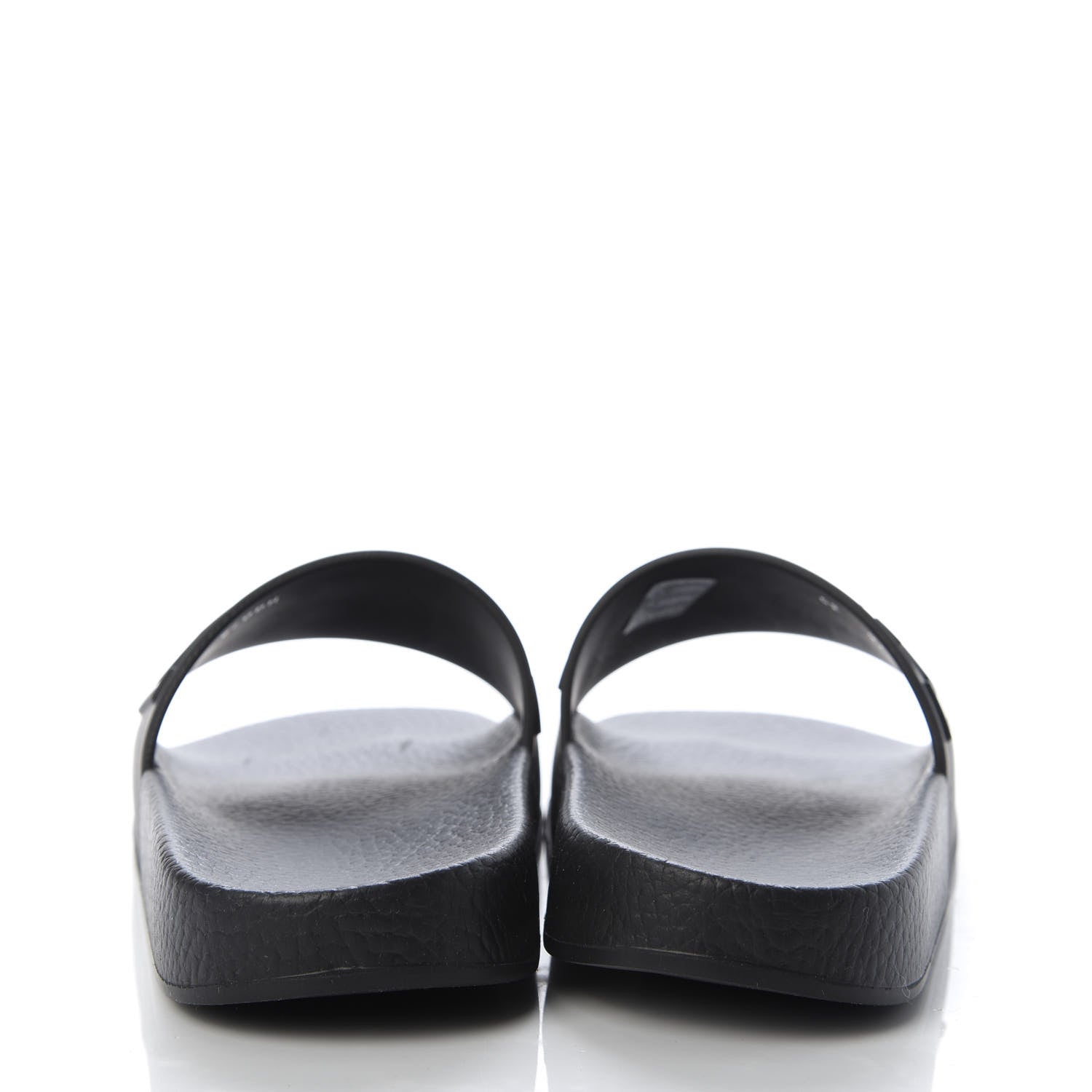 Valentino Garavani Rubber VLTN Pool Slide Sandals 35 Black 6 of 9