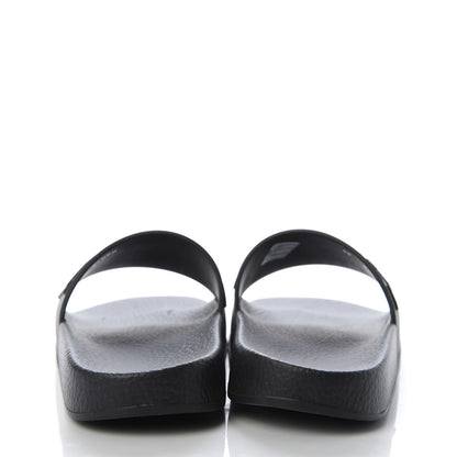 Valentino Garavani Rubber VLTN Pool Slide Sandals 35 Black 6 of 9