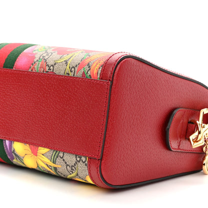 Gucci GG Supreme Monogram Flora Web Medium Ophidia Boston Red 10 of 10