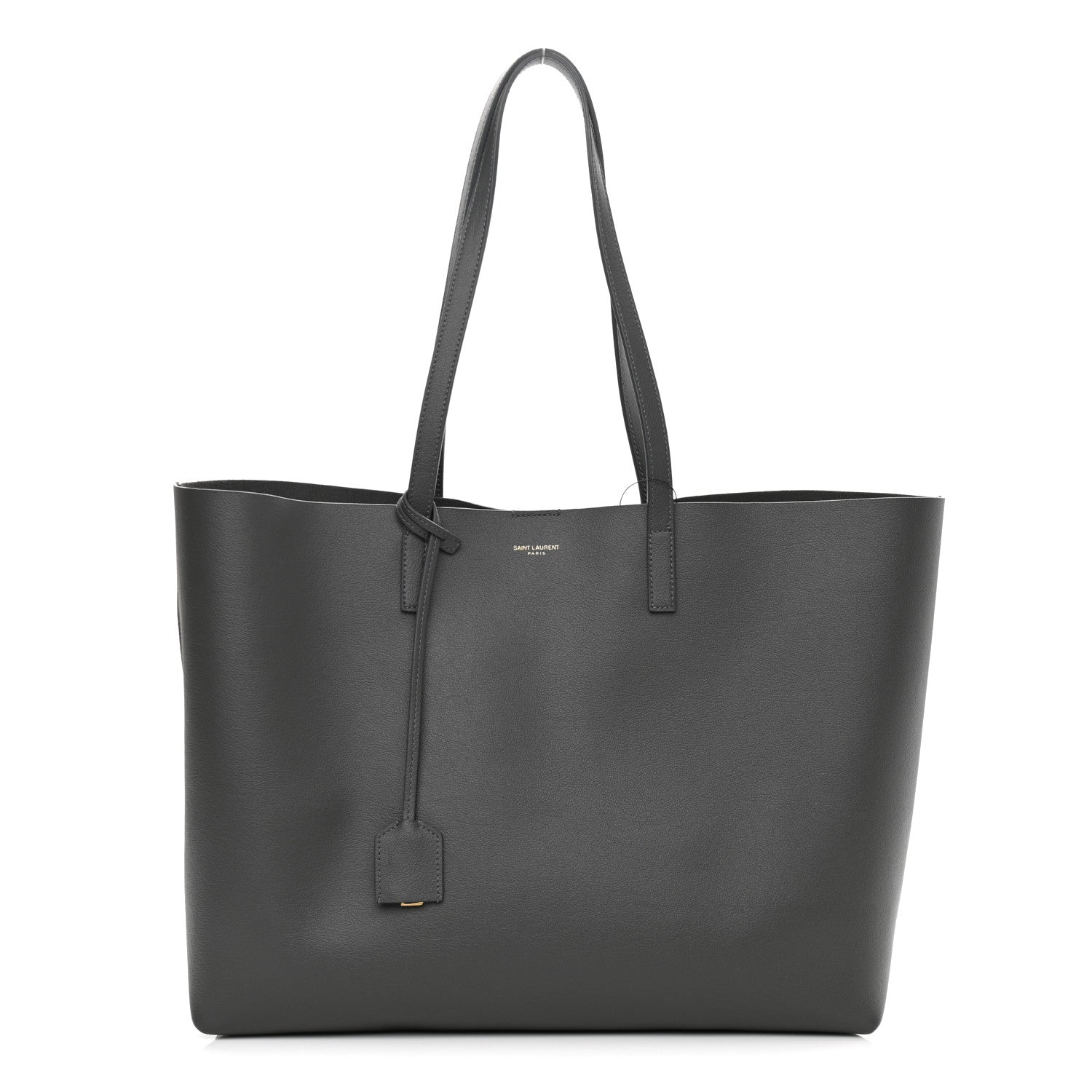 Saint Laurent Calfskin Large Shopping Tote Earth 2 of 9