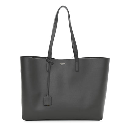 Saint Laurent Calfskin Large Shopping Tote Earth 2 of 9
