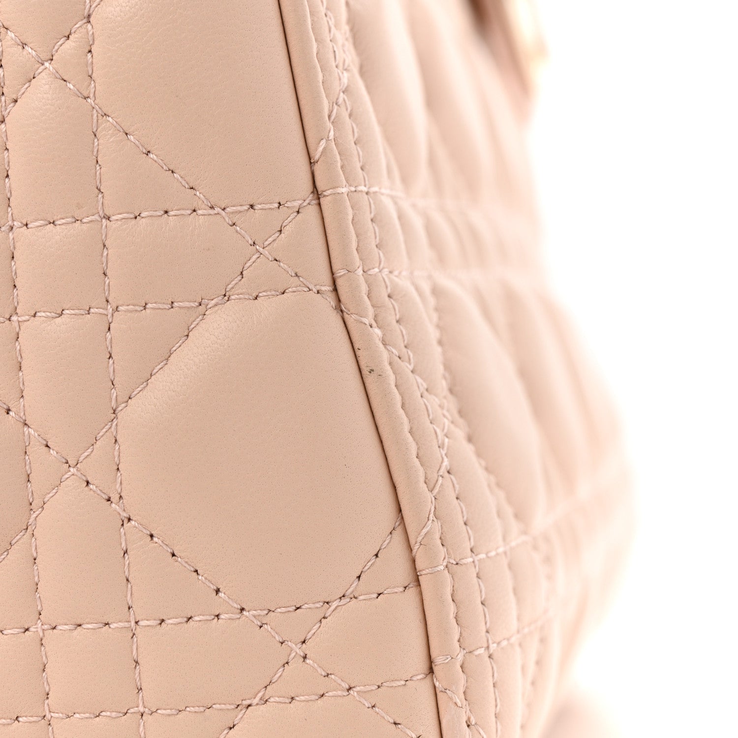 Christian Dior Lambskin Cannage Medium Lady Dior Light Pink 15 of 15