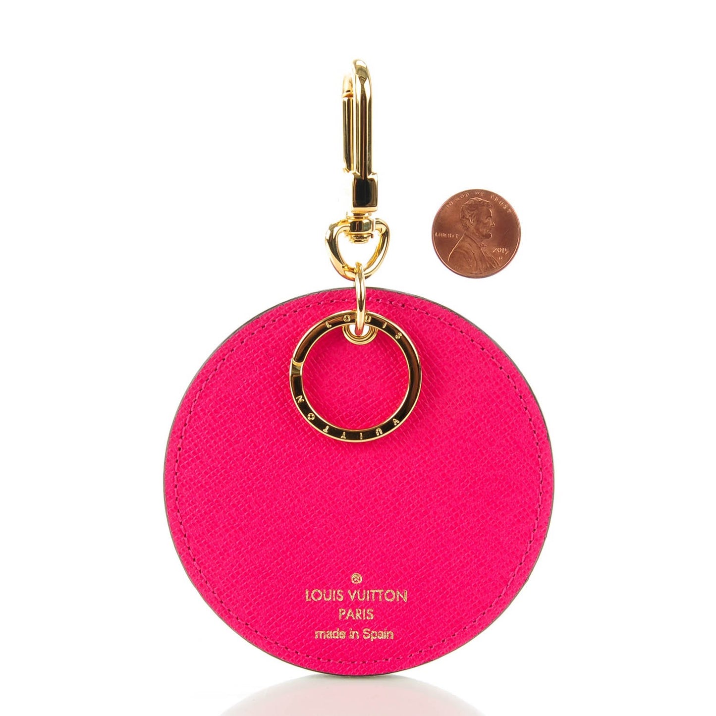 Monogram 2015 Christmas Animation Bag Charm Key Ring