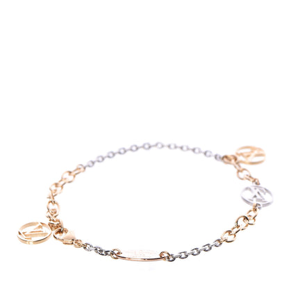 Louis Vuitton Logomania Bracelet Silver Gold 3 of 6