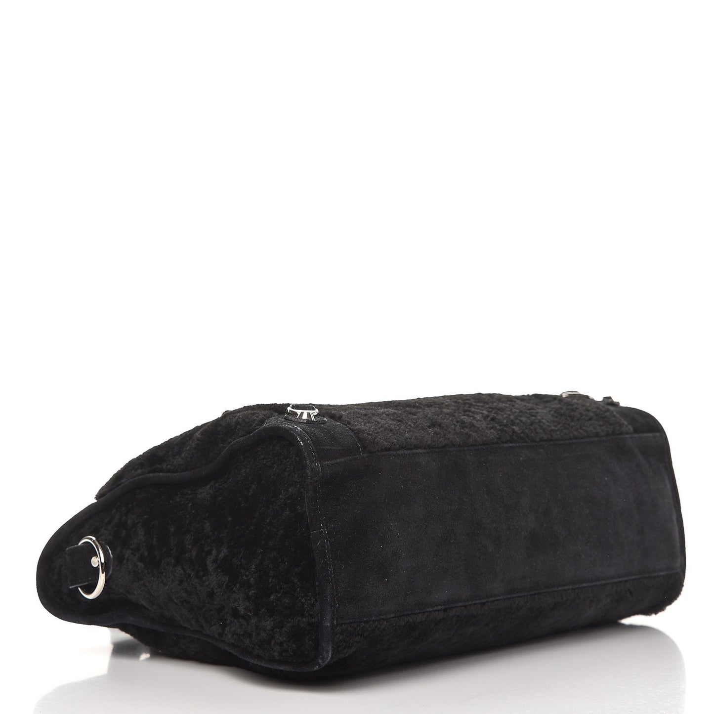 Shearling Suede Classic Hardware City Black