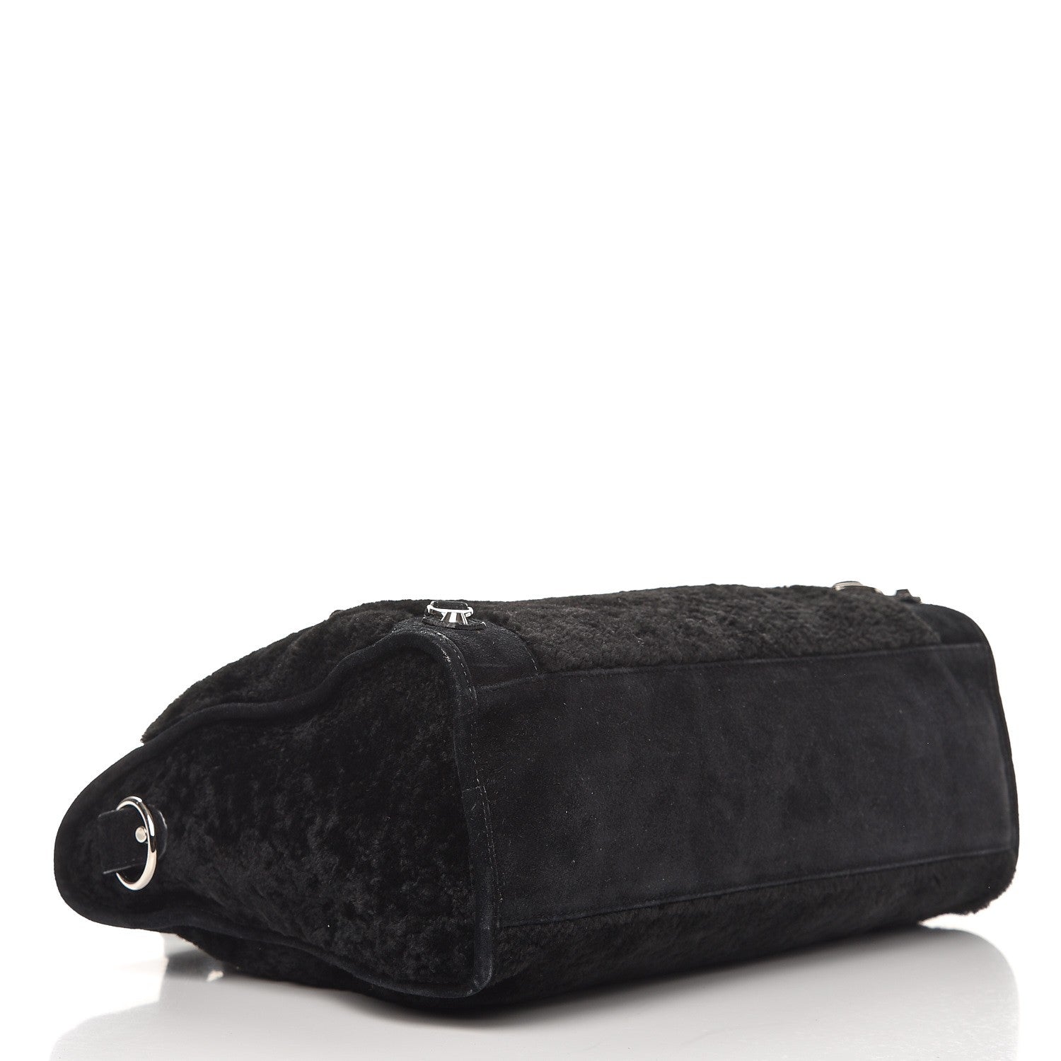 Balenciaga Shearling Suede Classic Hardware City Black 4 of 12