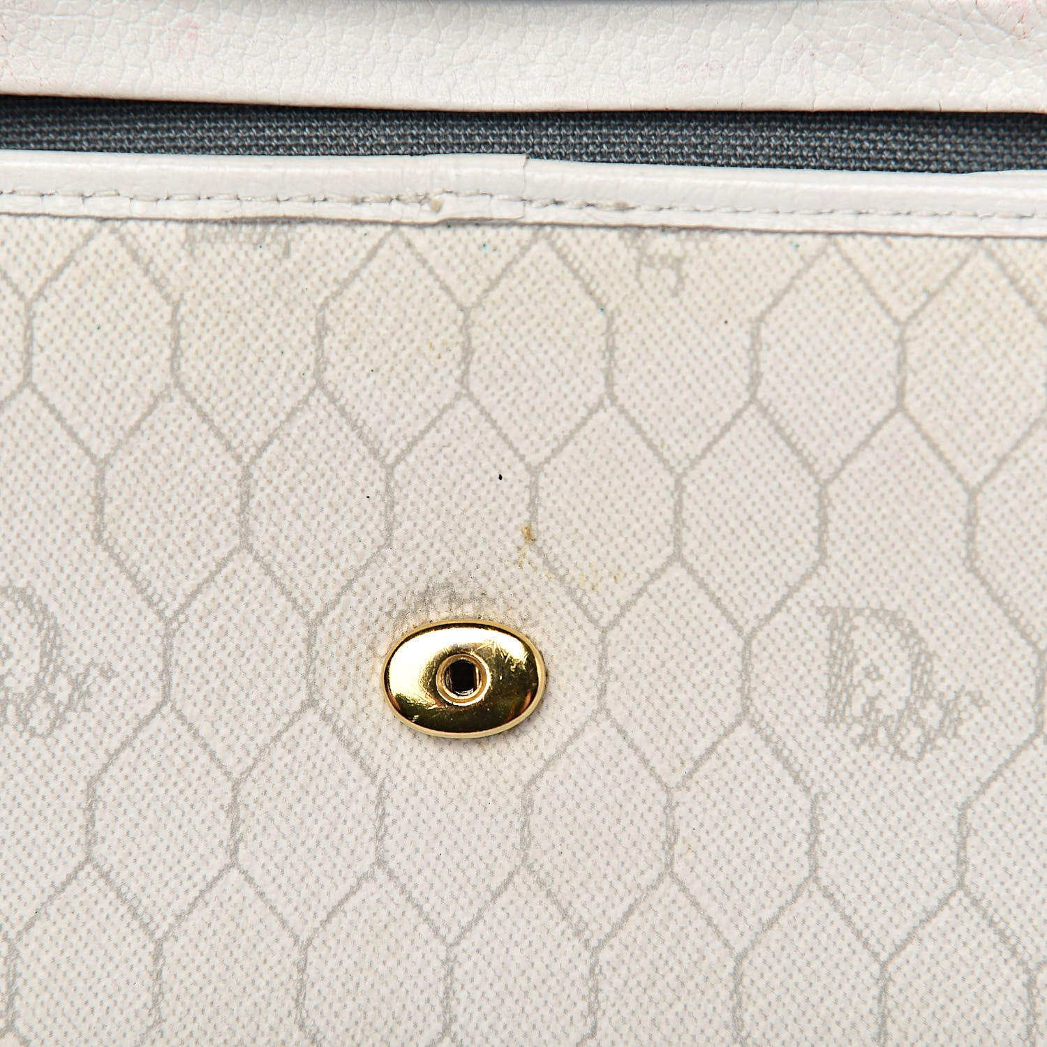 Christian Dior Monogram Chain Flap White 17 of 18