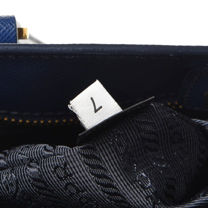 Prada Saffiano Lux Large Tote Bluette 8 of 8