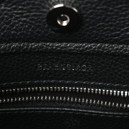 Balenciaga Grained Calfskin Mini 2.0 Everyday North South Shoulder Tote Bag Black 6 of 10