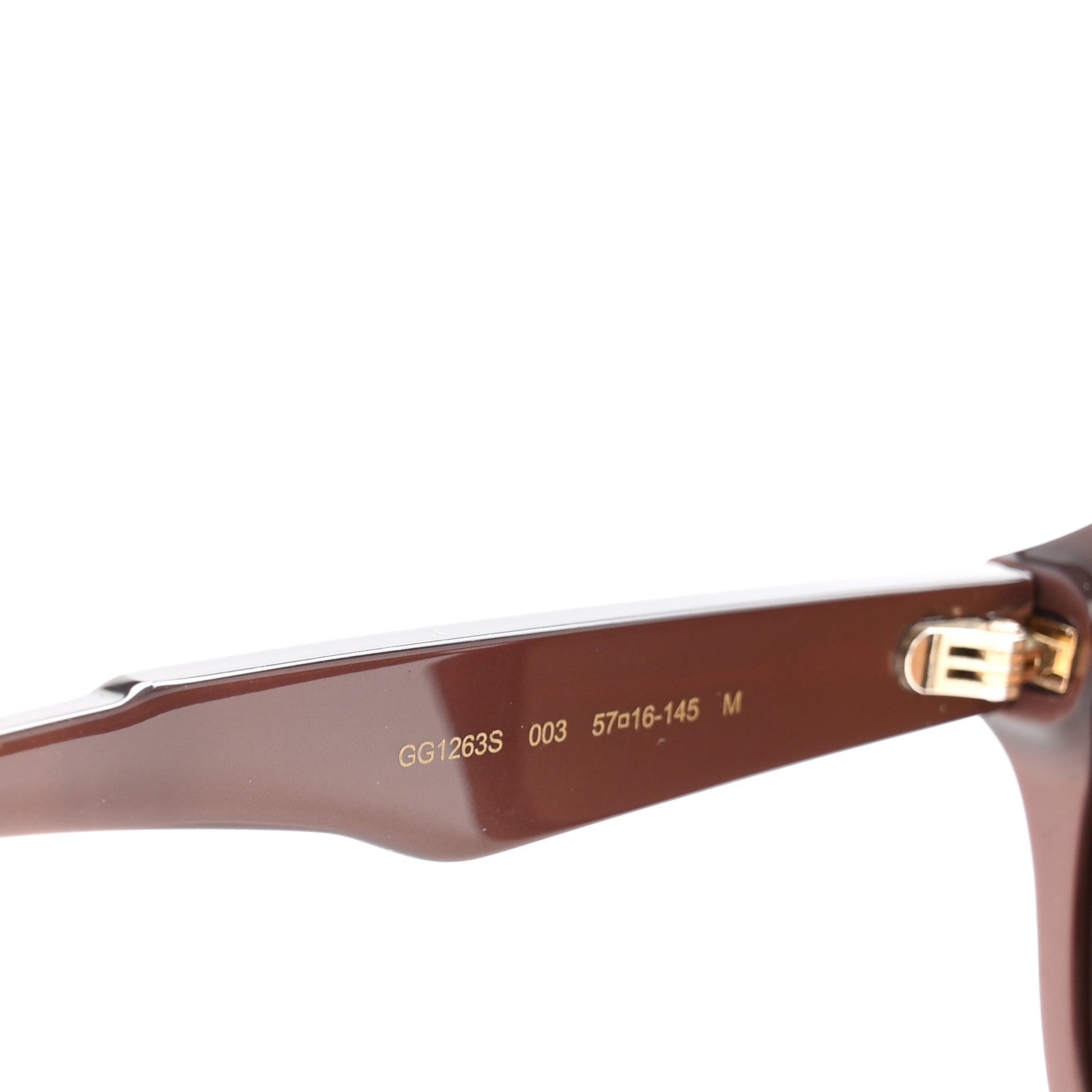 Gucci Acetate Aviator Sunglasses GG1263S Burgundy 5 of 8