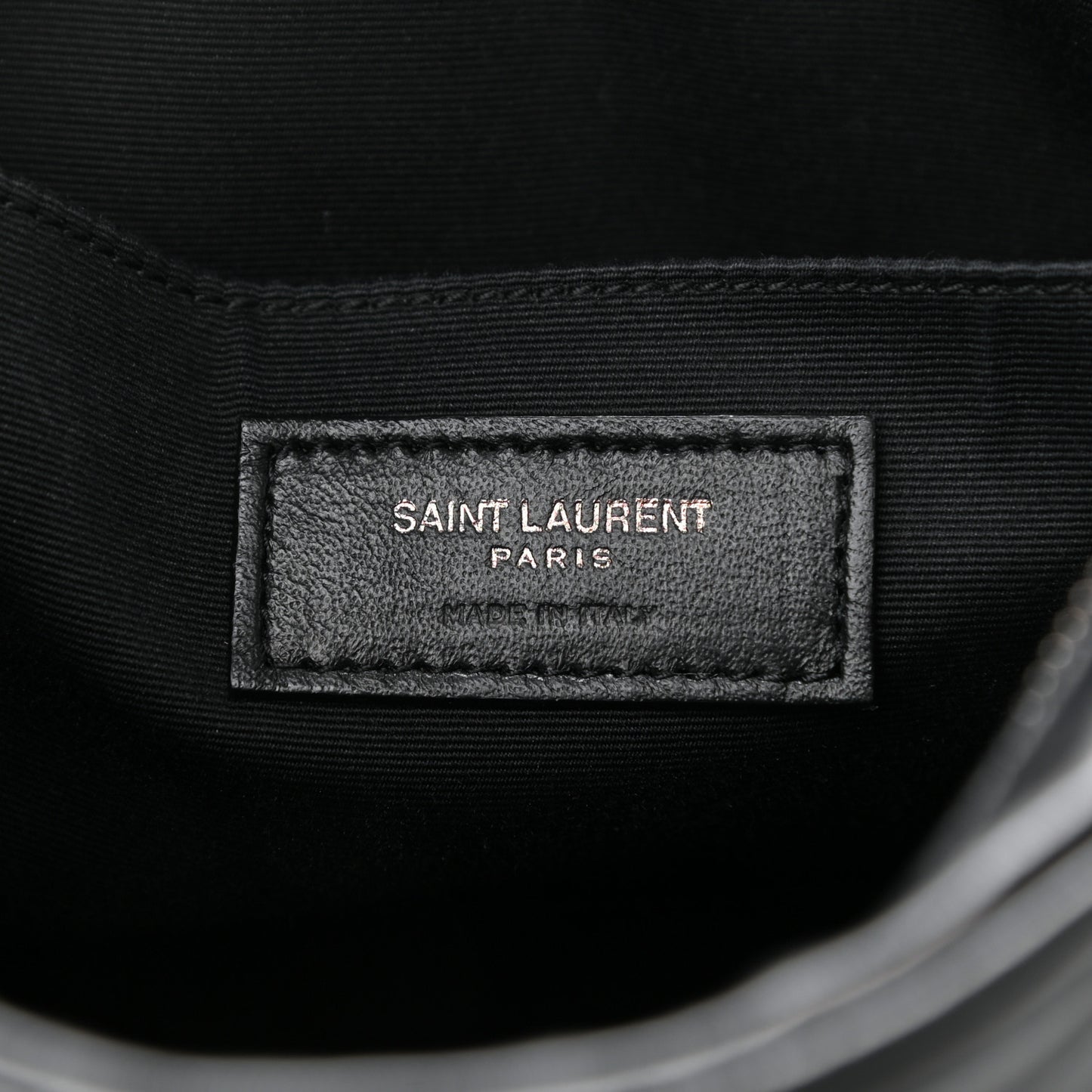 Calfskin Matelasse Monogram Lou Camera Bag Black