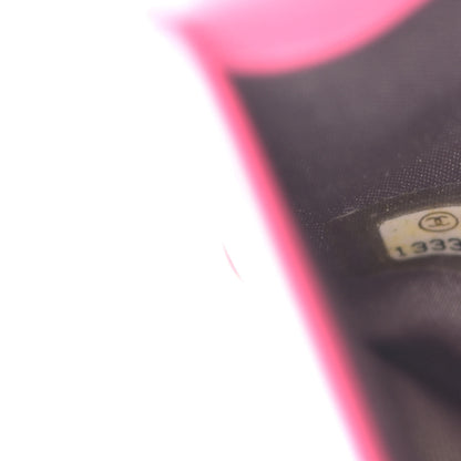 Chanel Patent Calfskin Lucky Symbols Yen Wallet Pink 8 of 10