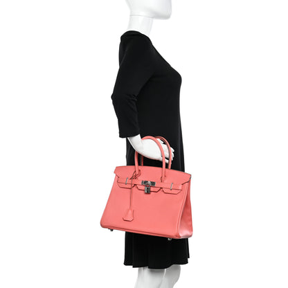 Hermes Epsom Birkin 30 Flamingo 2 of 12