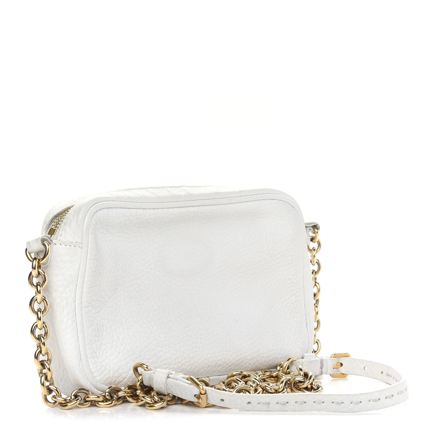 Fendi Cuoio Romano Selleria Crossbody White 3 of 11