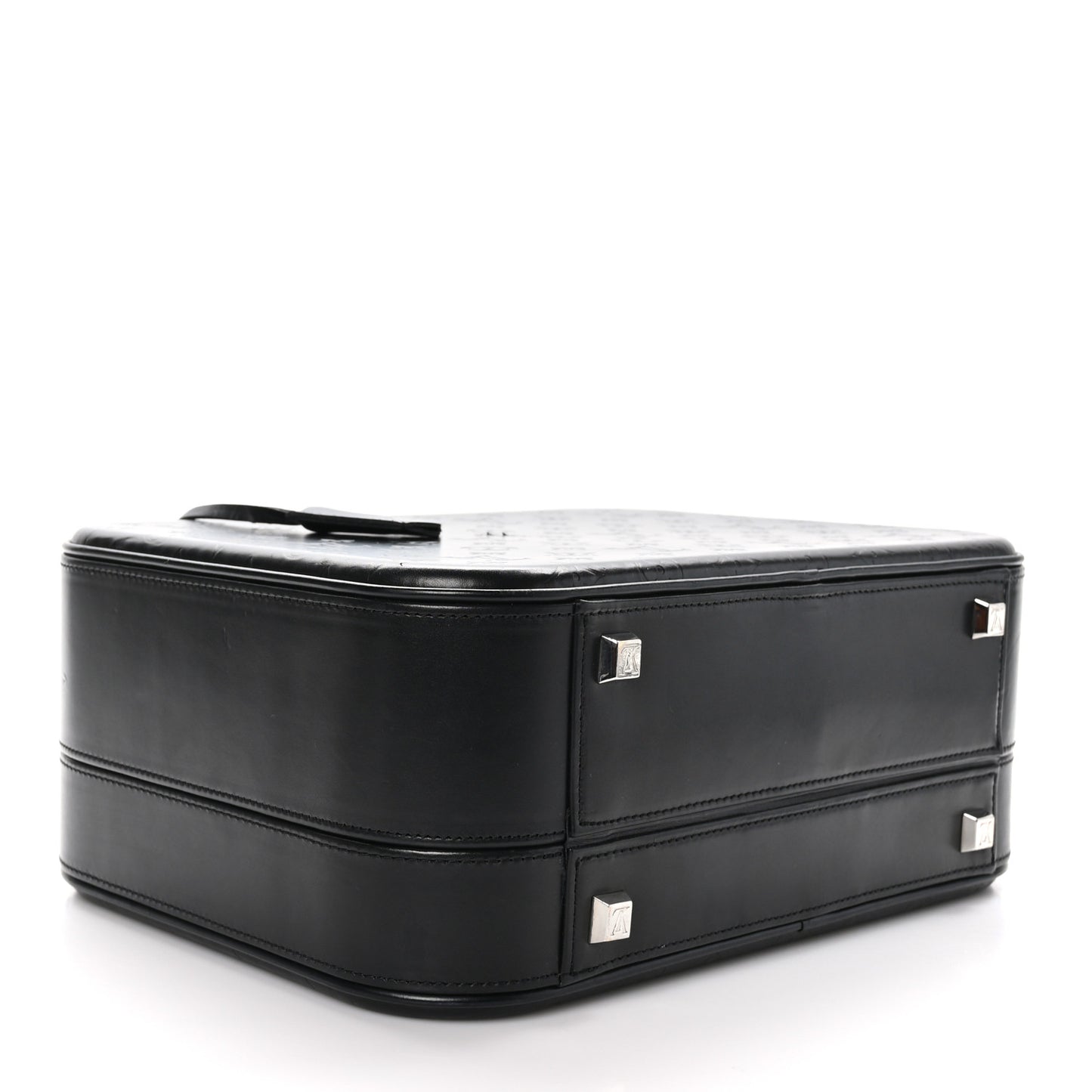Monogram Glace Valisette MM Black