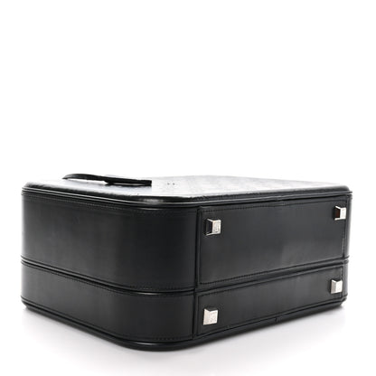 Louis Vuitton Monogram Glace Valisette MM Black 4 of 13