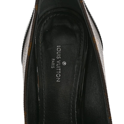 Louis Vuitton Monogram Cherie Pumps 36 Black 7 of 10
