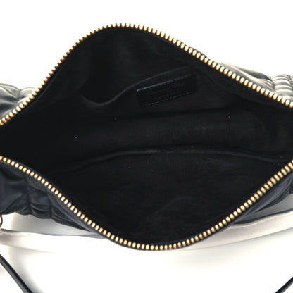Christian Dior Lambskin Cannage Medium Dior Vibe Hobo Bag Black 5 of 10