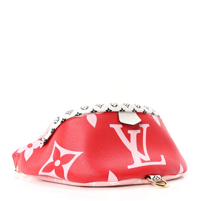 Louis Vuitton Monogram Giant Bumbag Rouge 4 of 9