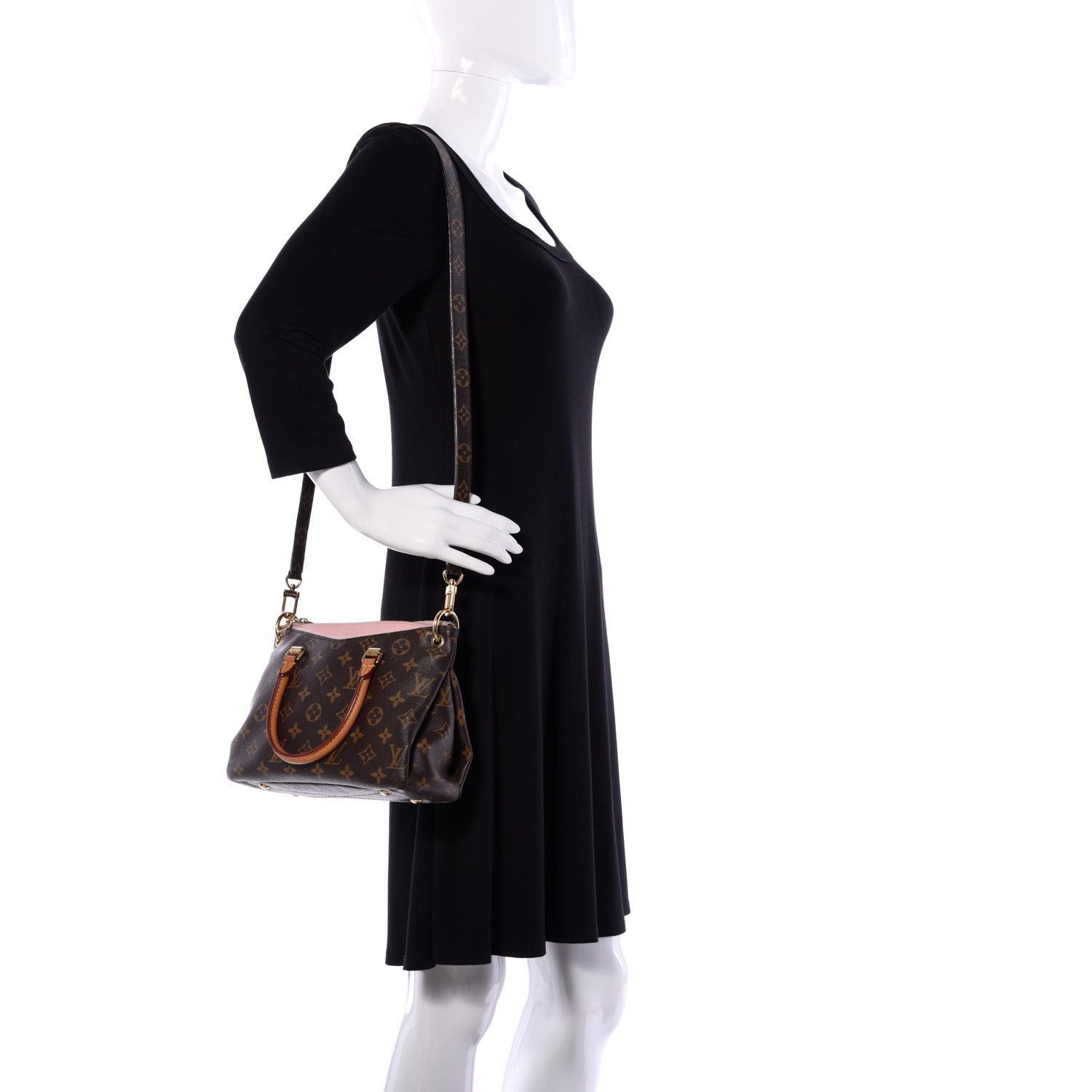 Louis Vuitton Monogram Pallas BB Rose Ballerine 2 of 9