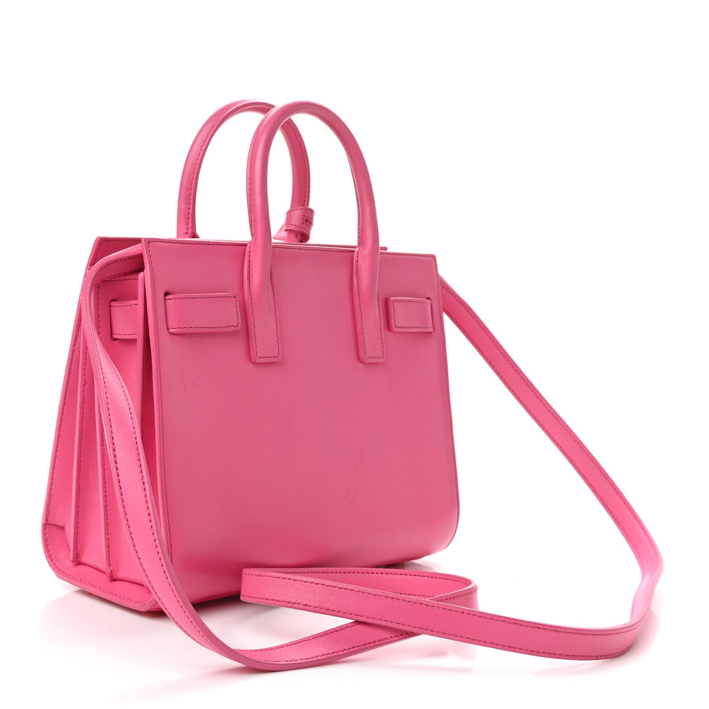 Calfskin Nano Sac De Jour Lipstick Fuchsia