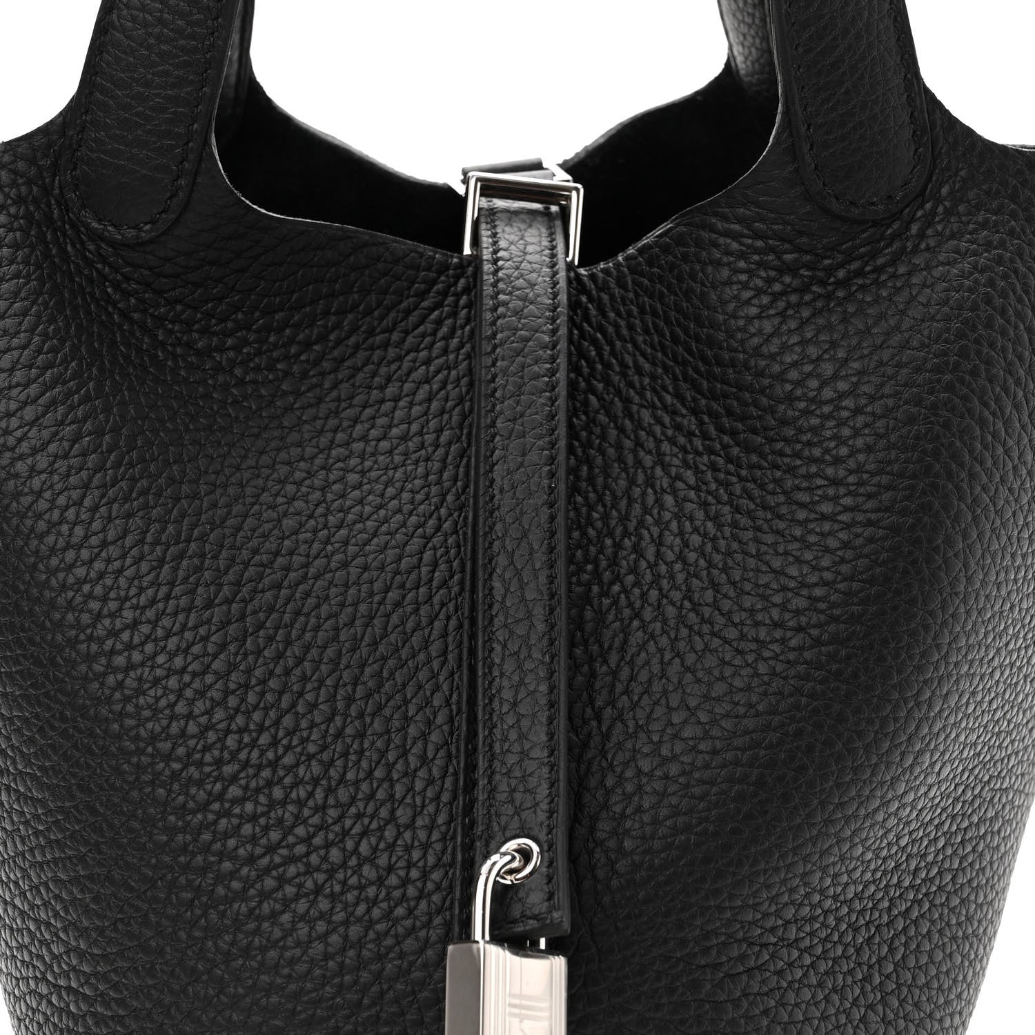 Hermes Taurillon Clemence Picotin Lock 18 PM Black 8 of 10