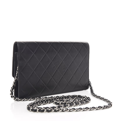Chanel Lambskin Embossed Lax Wallet On Chain WOC Black 3 of 11