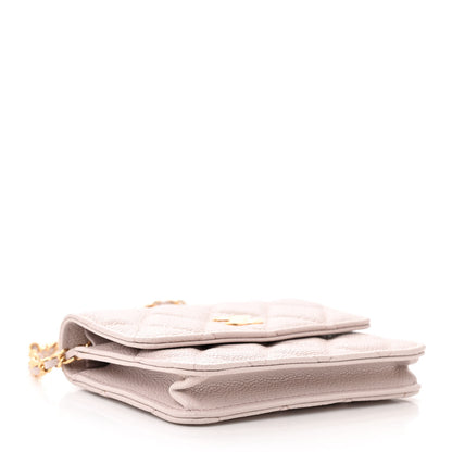 Chanel Caviar Quilted Miss Coco Clutch With Chain Grey 4 of 12