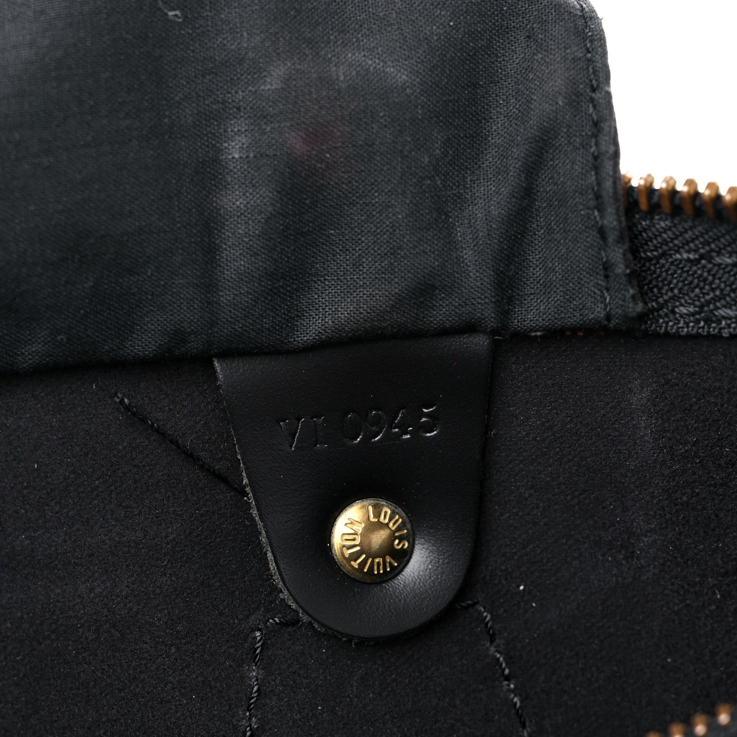Louis Vuitton Epi Speedy 30 Black 7 of 19