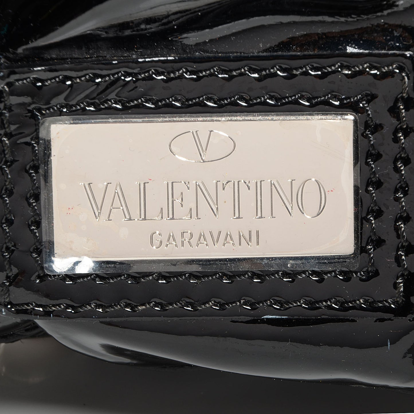 Patent Belted Histoire Tote Black