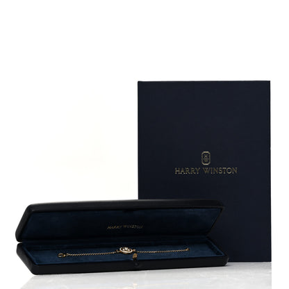 Harry Winston 18K Yellow Gold Diamond Gates Bracelet 4 of 4