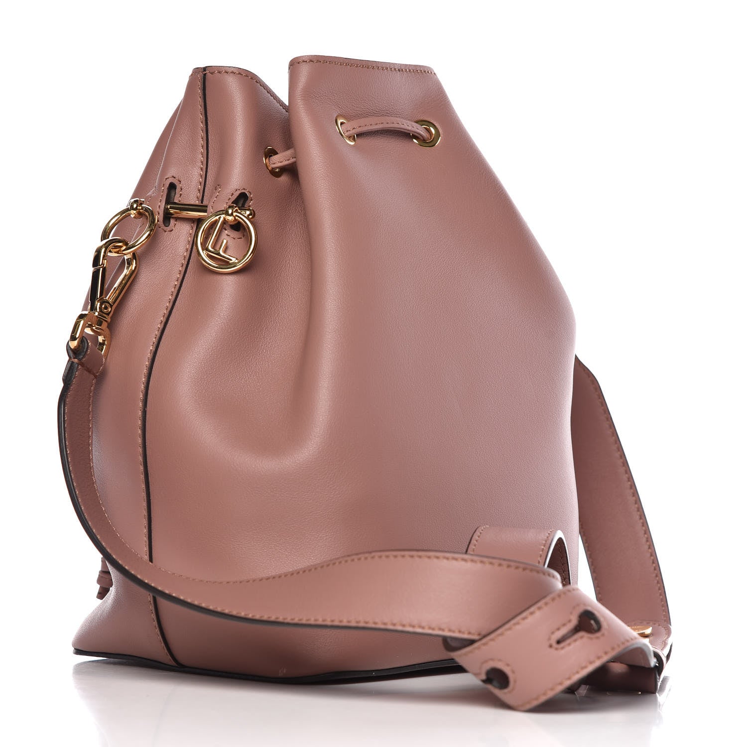 Fendi Vitello Grace Matte F is Fendi Grande Mon Tresor Bucket Bag English Rose 3 of 11