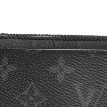 Louis Vuitton Reverse Monogram Eclipse Taiga Coin Card Holder 7 of 8
