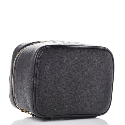 Chanel Caviar Vanity Cosmetic Case Black 4 of 14