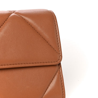 Chanel Lambskin Quilted Chanel 19 Flap Wallet Brown 16 of 21
