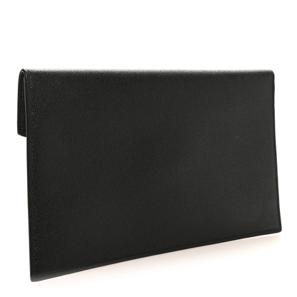 Saint Laurent Grain De Poudre Uptown Pouch Black 7 of 16