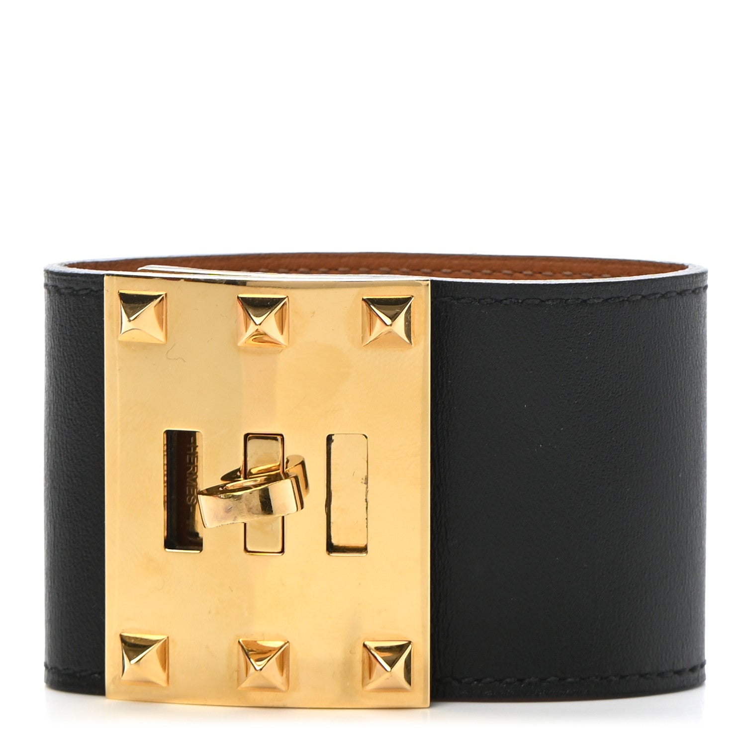 Hermes Chamonix Extreme Kelly Bracelet S Black 1 of 7