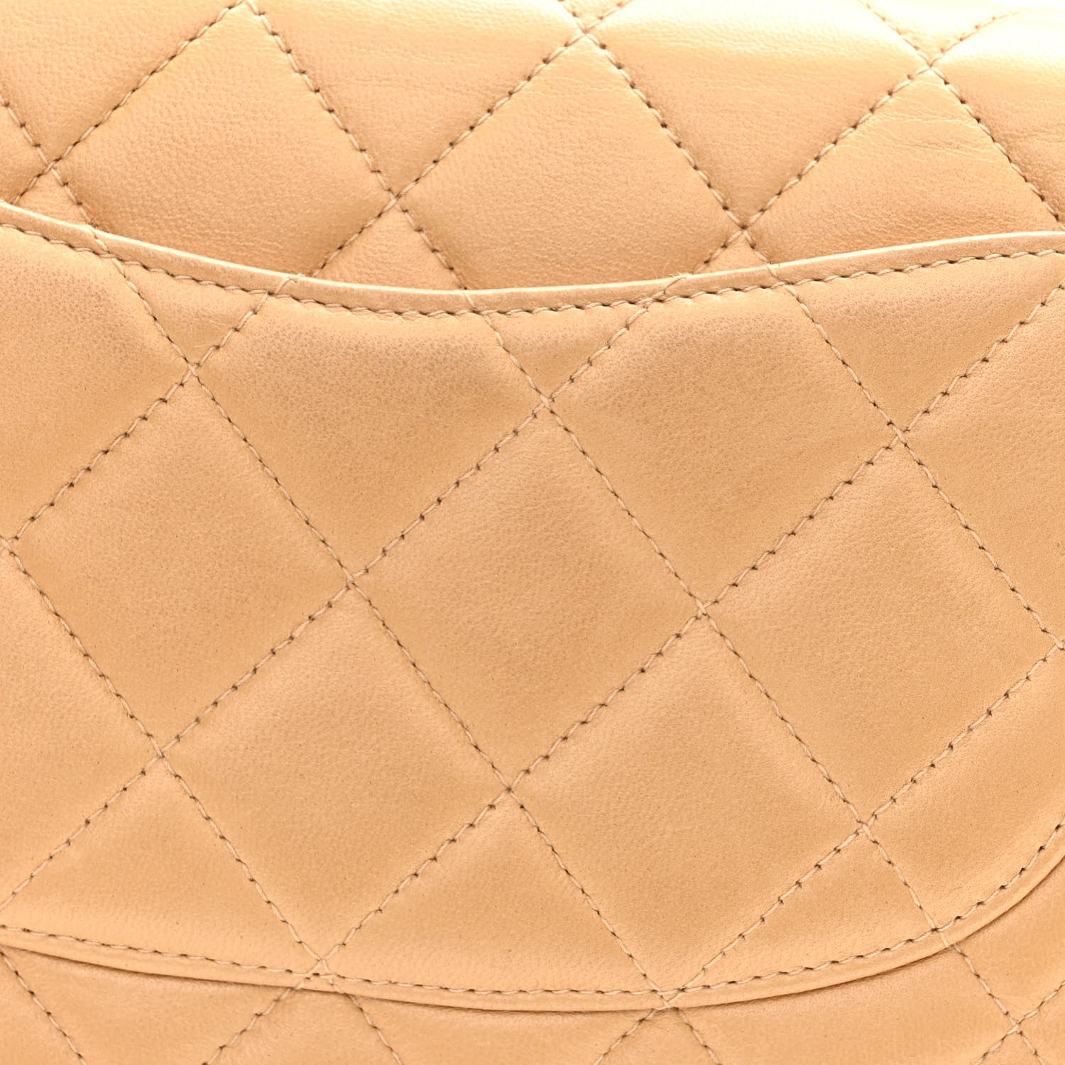 Chanel Lambskin Quilted Mini Rectangular Flap Dark Beige 11 of 11