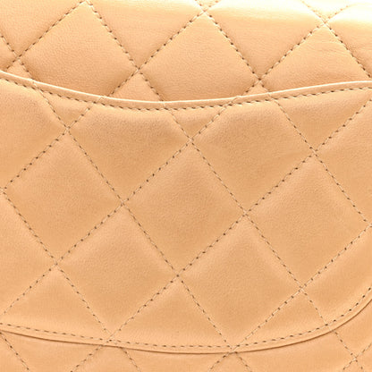 Chanel Lambskin Quilted Mini Rectangular Flap Dark Beige 11 of 11