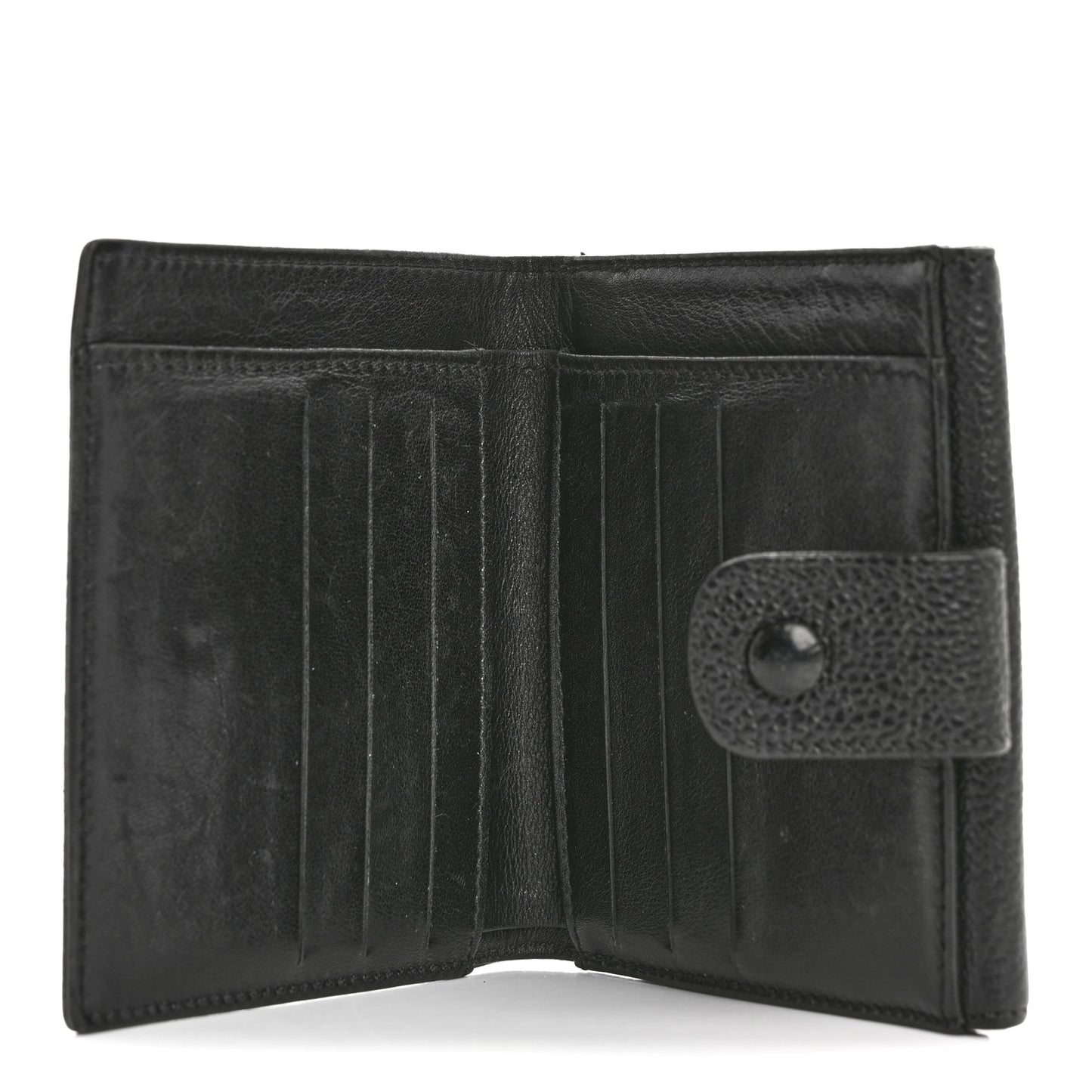 Caviar Timeless CC Flap Wallet Black