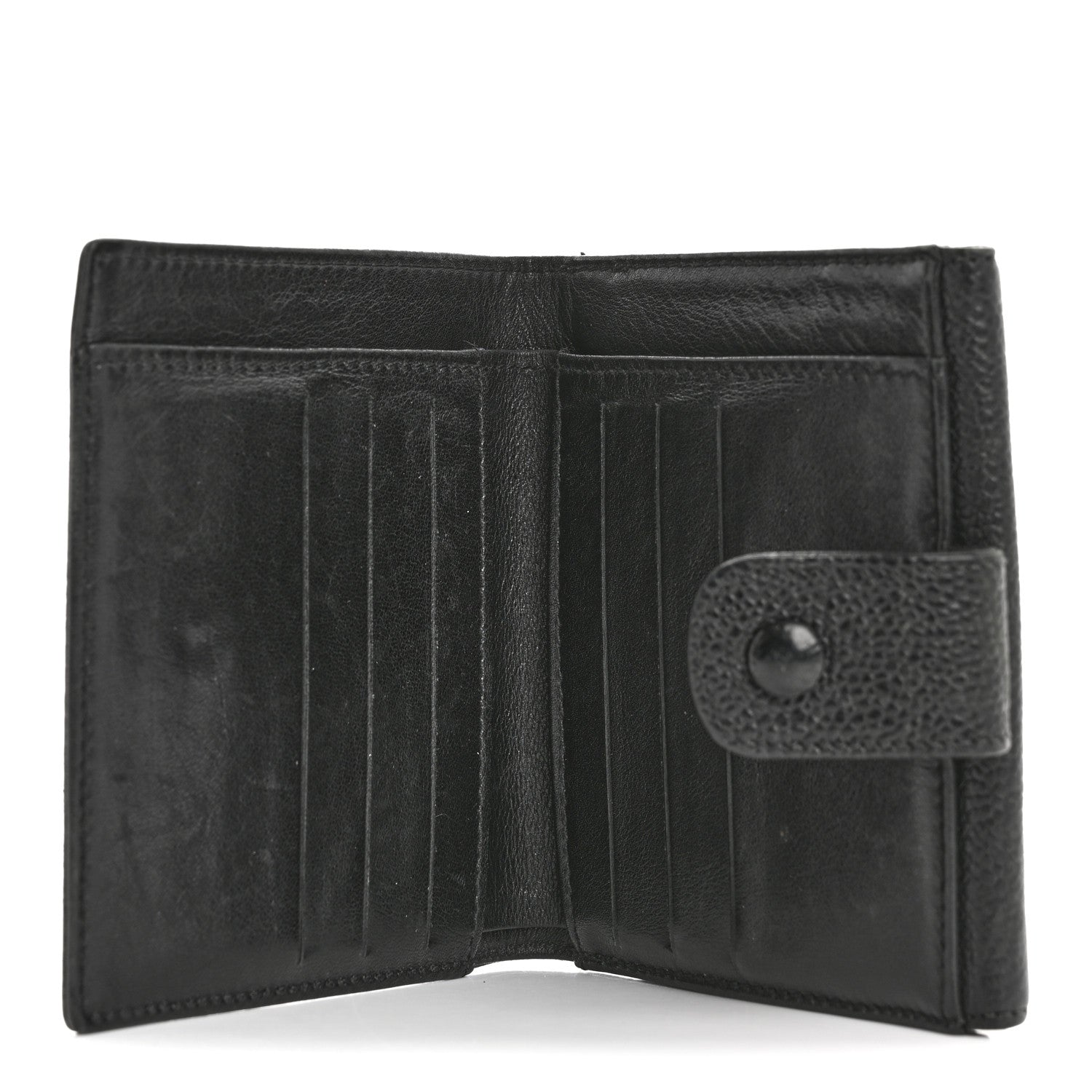 Chanel Caviar Timeless CC Flap Wallet Black 6 of 14