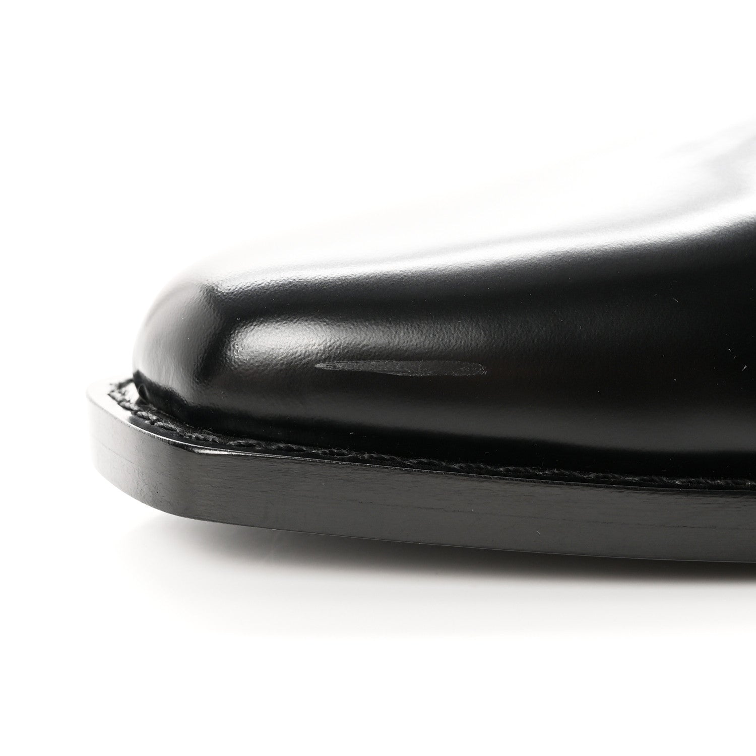 Fendi Vitello Abrasivato FF Cut Mules 38 Black 10 of 13