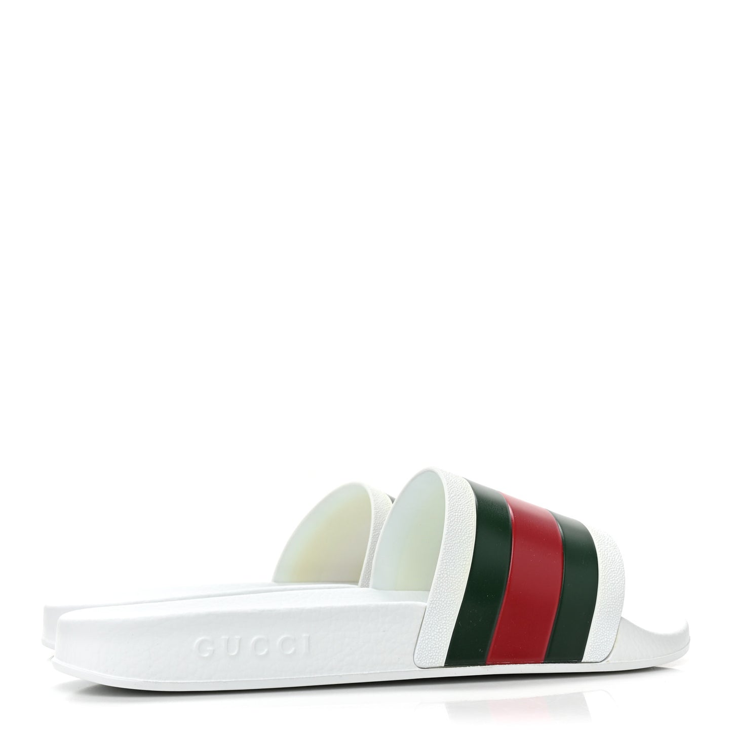 Rubber Web Mens Pool Slide Sandals 11 Great White